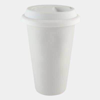 10 Ounce Eco-Tumbler w/ White Silicone Lid Thumbnail