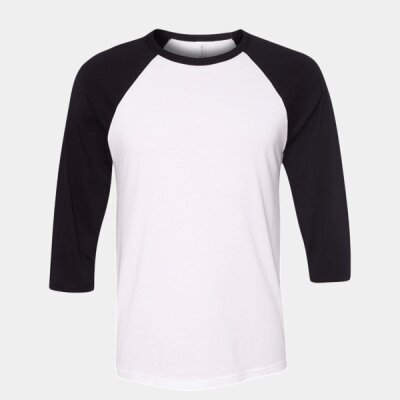 Unisex Three-Quarter Sleeve Baseball T-Shirt Thumbnail